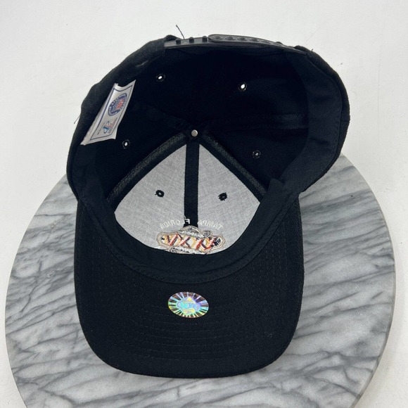 Vintage Super Bowl XXXV 35 Hat Mens OSFA Tampa Florida 2001 Baltimore Ravens - Picture 7 of 10